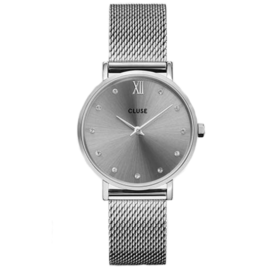E-shop CLUSE dámske hodinky Minuit Mesh Crystal hodinky CLCW10203