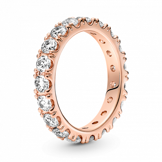 PANDORA pozlacený eternity prsten 180050C01