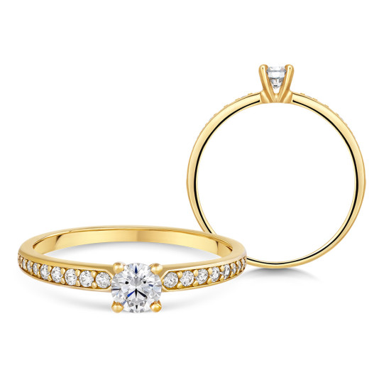 SOFIA zlatý zásnubní prsten ZODLR252310XL1