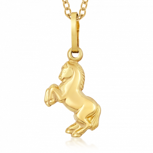 SOFIA zlatý prívesok kôň PAC306-007