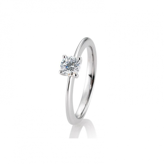 SOFIA DIAMONDS prsteň z bieleho zlata s diamantom 0,50 ct BE41/05639-W