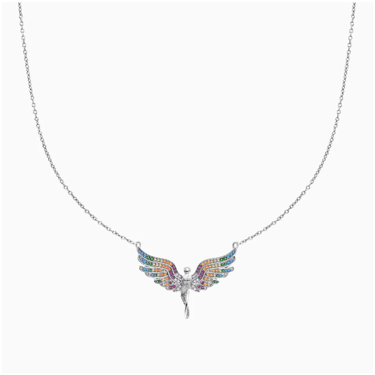 E-shop ENGELSRUFER náhrdelník s anjelom náhrdelník ERN-FLYANGEL-ZIM