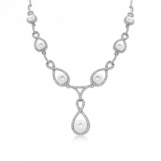 Levně SOFIA perlový náhrdelník WWPS070228N-1