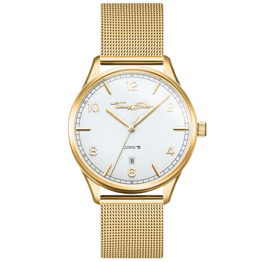 E-shop THOMAS SABO hodinky Code TS small yellow gold hodinky WA0361-264-202-36
