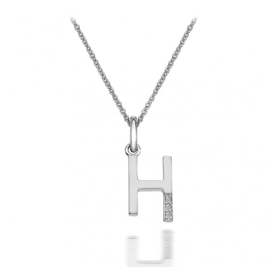 E-shop HOT DIAMONDS náhrdelník Micro H Clasic náhrdelník HDDP408