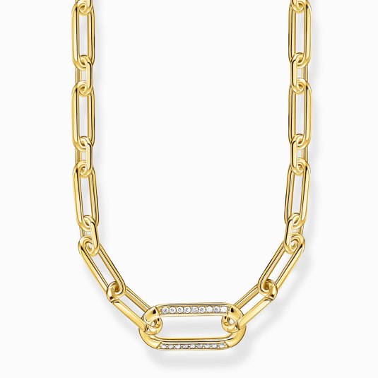 E-shop THOMAS SABO náhrdelník Anchor element and zirconia náhrdelník KE2110-414-14-L45V