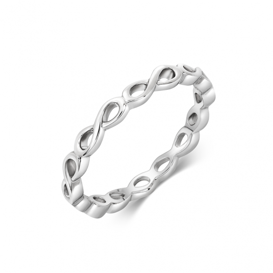 SOFIA stříbrný prsten se symboly nekonečna AEAR7032/R