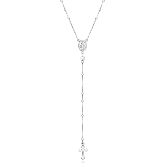 SOFIA stříbrný růžencový náhrdelník YORUZENEC1