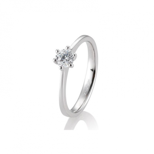 SOFIA DIAMONDS prsteň z bieleho zlata s diamantom 0,40 ct BE41/84832-W