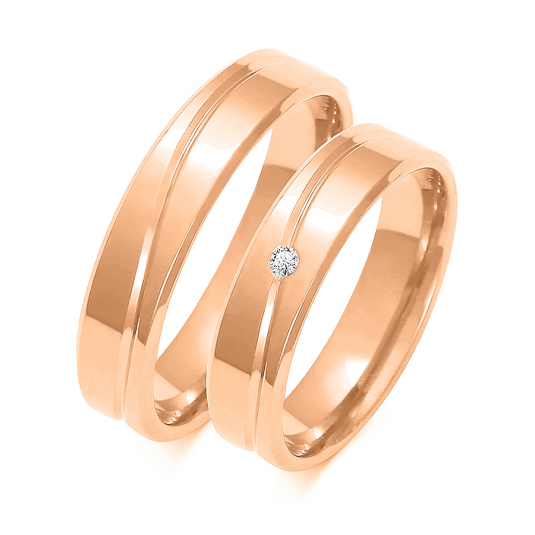 SOFIA zlatý pánský snubní prsten ZSO-64MRG
