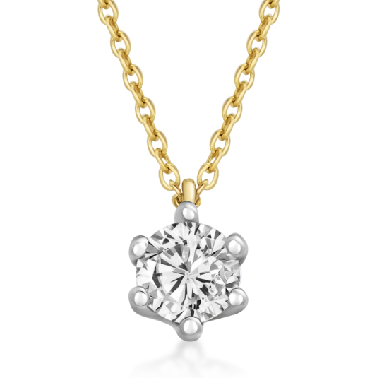 E-shop SOFIA DIAMONDS náhrdelník s diamantom 0,15 ct H/I1 náhrdelník UDPD22212Y-H-I1