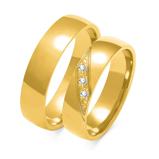 SOFIA zlatý pánský snubní prsten ZSA-160MYG