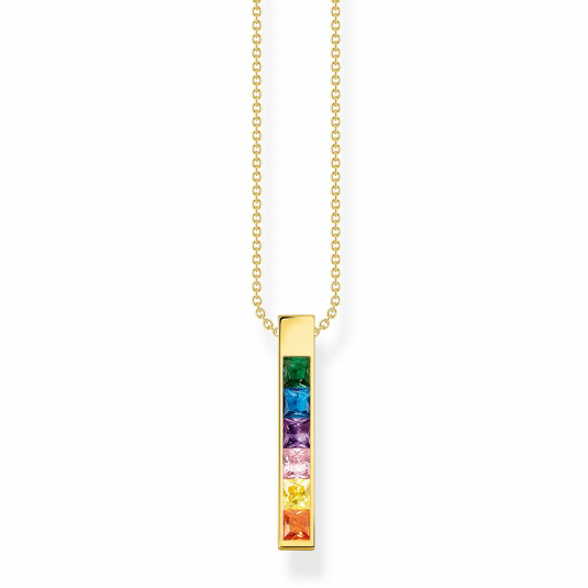 E-shop THOMAS SABO náhrdelník Colourful stones gold náhrdelník KE2113-971-7-L45V