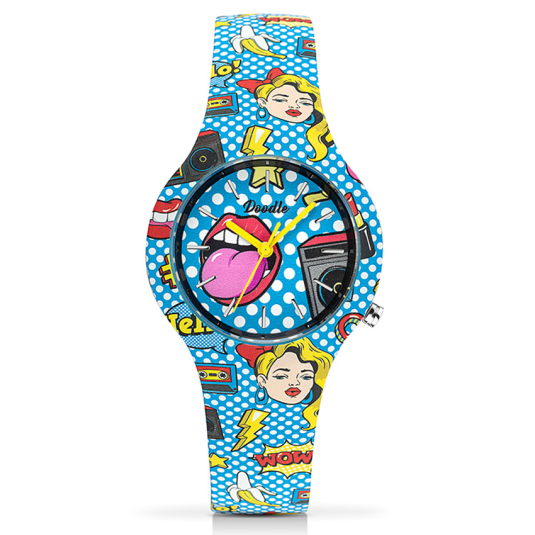 E-shop DOODLE dámske hodinky Pop-Art hodinky DO35021