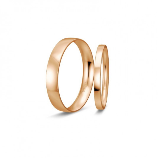 BREUNING zlaté snubní prsteny BR48/50103RG+BR48/50104RG