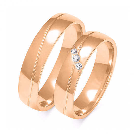 SOFIA zlatý dámský snubní prsten ZSA-148WRG