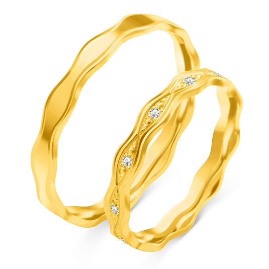 SOFIA zlatý dámský snubní prsten ZSO-420WYG