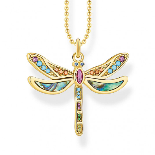 E-shop THOMAS SABO náhrdelník Dragonfly gold náhrdelník KE1970-295-7