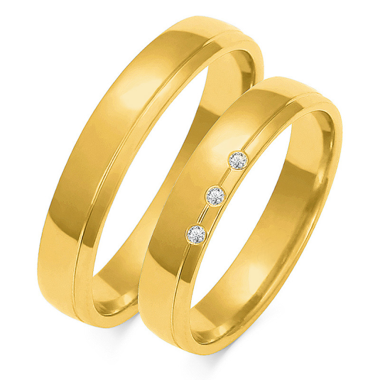 SOFIA zlatý dámský snubní prsten ZSO-90WYG