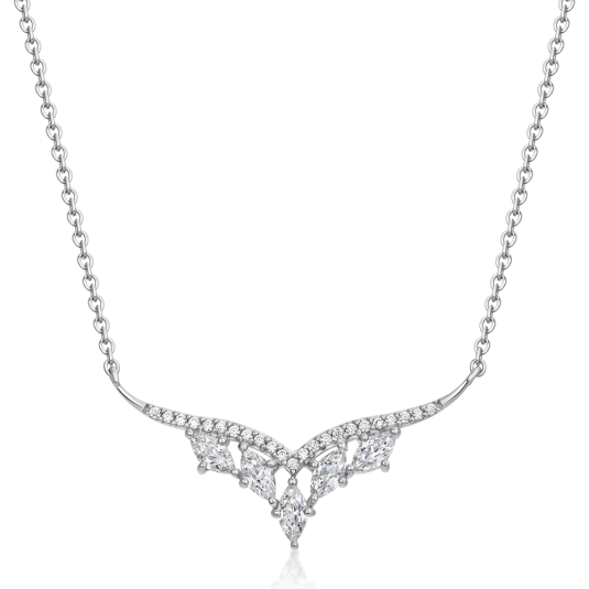 SOFIA strieborný náhrdelník so zirkónmi AEAN1522Z/R