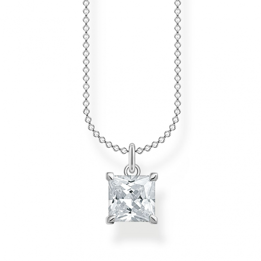 THOMAS SABO náhrdelník White stone silver KE2156-051-14