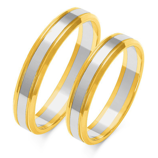 SOFIA zlatý dámský snubní prsten ZSA-206WYG+WG