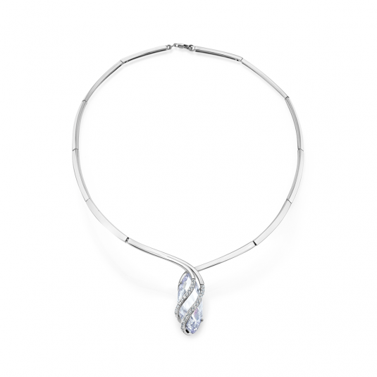 SOFIA strieborný náhrdelník so zirkónmi CK21392786109G