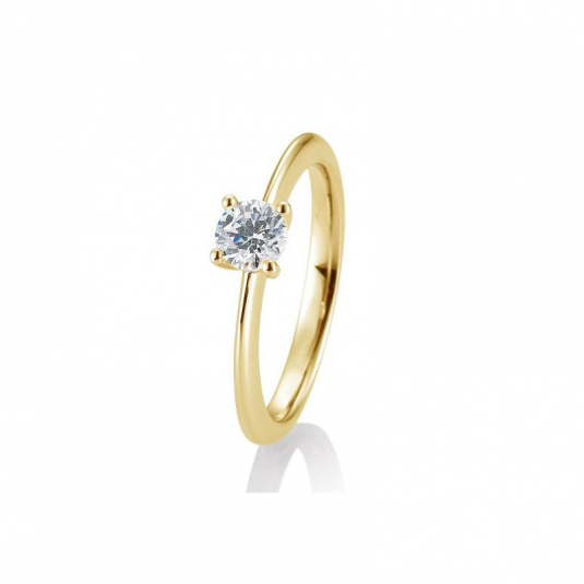 SOFIA DIAMONDS prsteň zo žltého zlata s diamantom 0,50 ct BE41/05639-Y