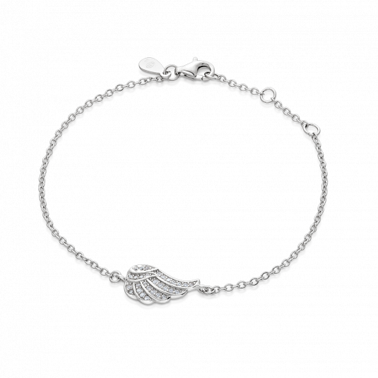 SOFIA strieborný náramok anjelské krídlo IS028BR159
