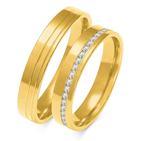 SOFIA zlatý dámský snubní prsten ZSO-277WYG