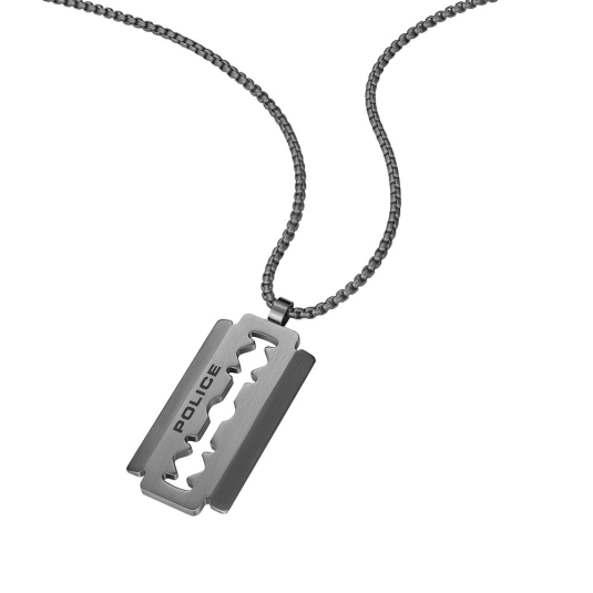 E-shop POLICE pánsky oceľový náhrdelník Razorblade náhrdelník POPEAGN0005502