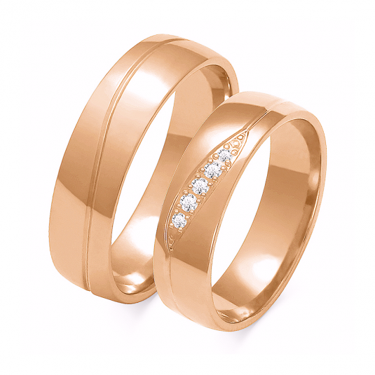 SOFIA zlatý pánský snubní prsten ZSA-126MRG