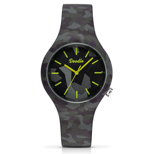 E-shop DOODLE unisex hodinky Night Camouflage hodinky DO39018