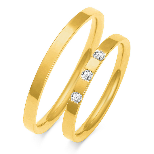 SOFIA zlatý dámský snubní prsten ZSO-61WYG
