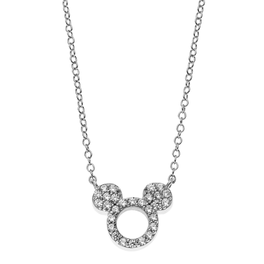 DISNEY stříbrný náhrdelník Mickey N901464RZWL-18