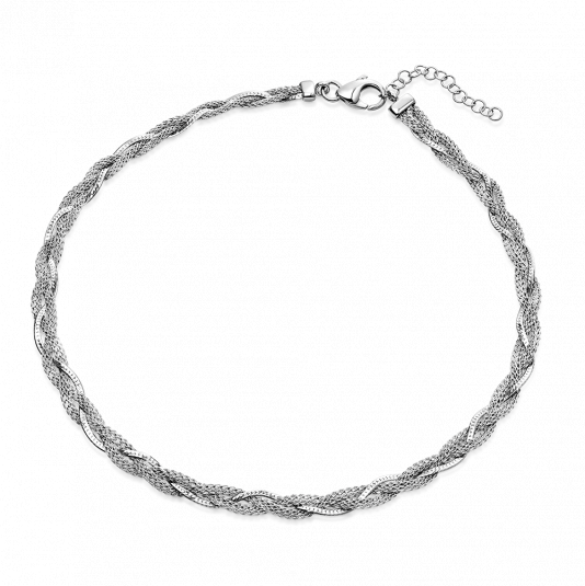 SOFIA strieborný náhrdelník AMCLC1571-45+5