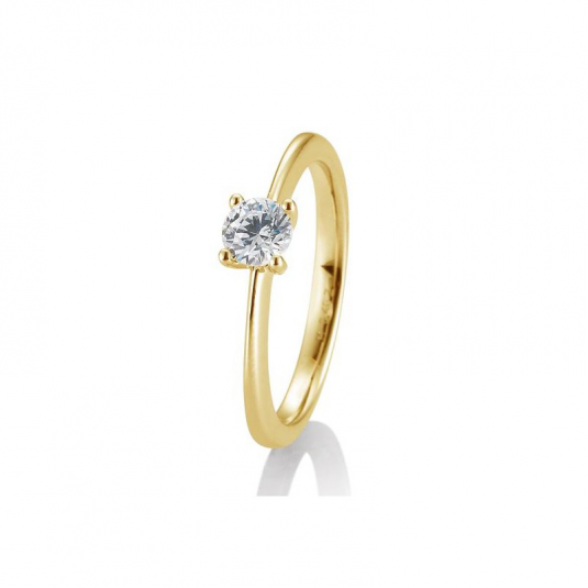 SOFIA DIAMONDS prsteň zo žltého zlata s diamantom 0,40 ct BE41/05638-Y