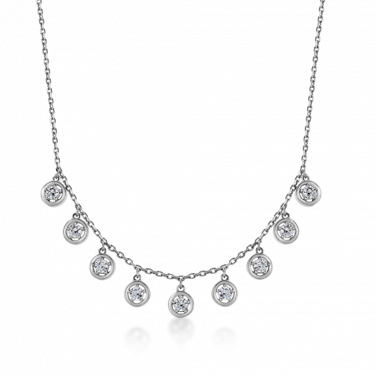 SOFIA strieborný náhrdelník so zirkónmi CJMJ2824-1N