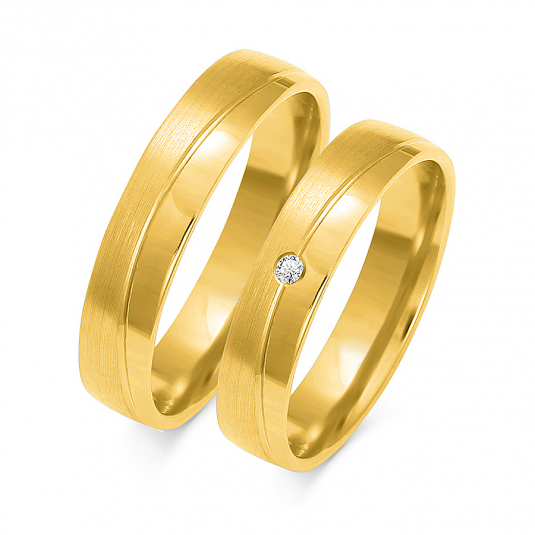 SOFIA zlatý pánský snubní prsten ZSA-151MYG