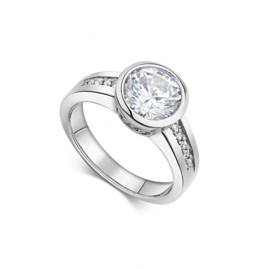 SOFIA strieborný prsteň CK50701716109G