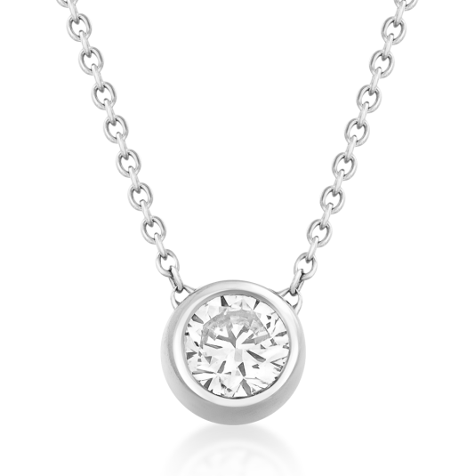 E-shop SOFIA DIAMONDS náhrdelník s diamantom 0,15 ct náhrdelník UDPD29633W-H-I1