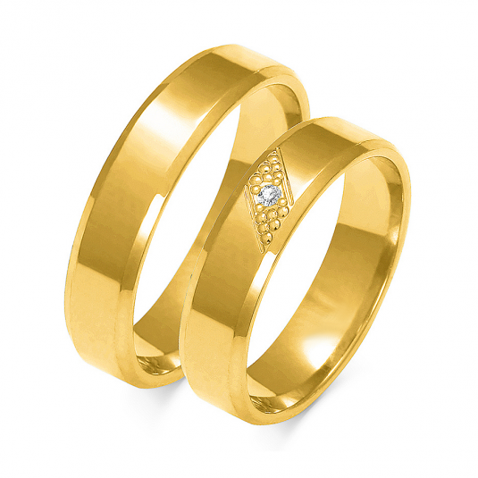 SOFIA zlatý pánský snubní prsten ZSA-149MYG