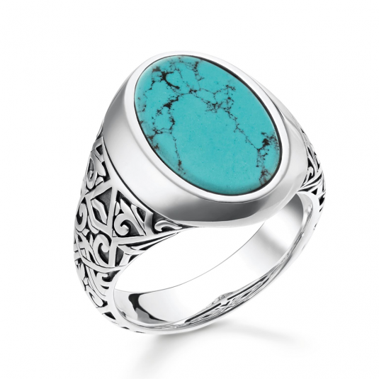 THOMAS SABO prsteň Turquoise TR2242-878-17