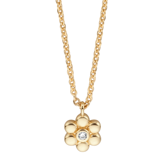 ESPRIT strieborný náhrdelník s kvetom ESNL01741242