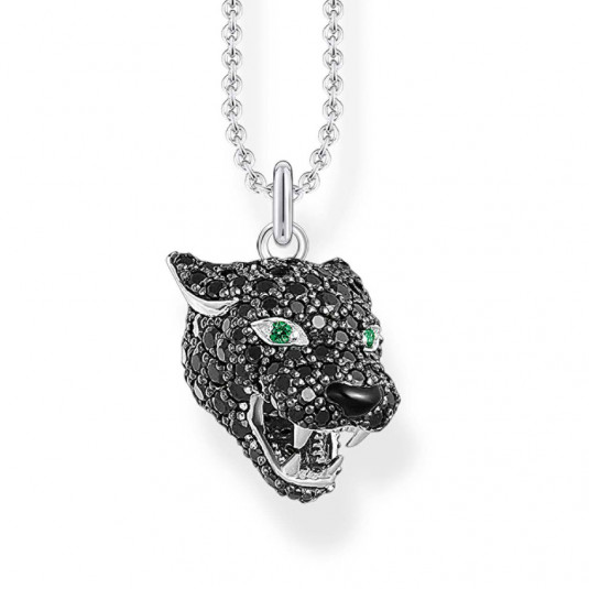 THOMAS SABO náhrdelník Black cat KE1973-845-11