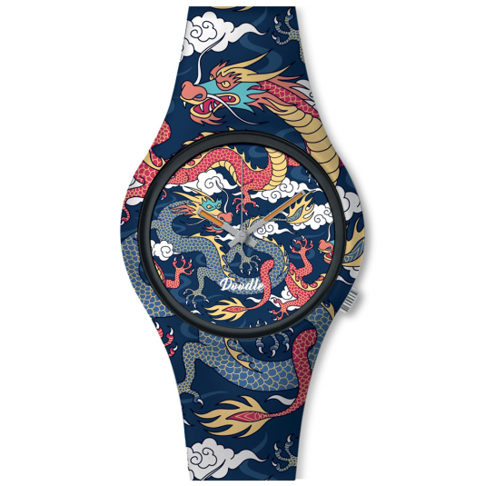 E-shop DOODLE pánske hodinky Dragon Fighter hodinky DO42002