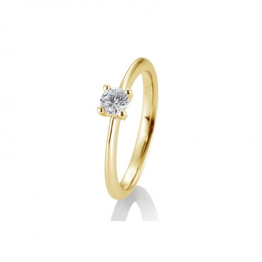 SOFIA DIAMONDS prsteň zo žltého zlata s diamantom 0,30 ct BE41/05637-Y