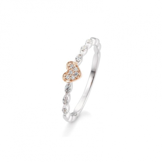 SOFIA DIAMONDS zlatý prsteň s diamantmi BE41/05710-Y+R