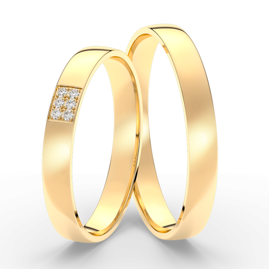 SOFIA zlatý dámský snubní prsten ML65-60/DX6-3WYG