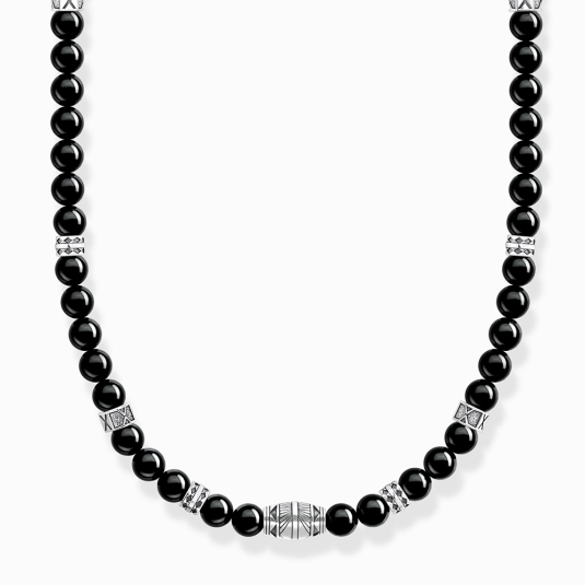 E-shop THOMAS SABO náhrdelník Black onyx beads náhrdelník KE2180-507-11